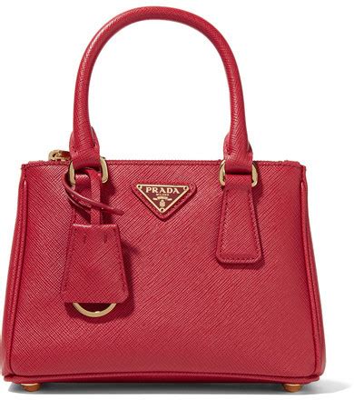 prada galleria baby textured leather tote|prada foldable shopping tote.